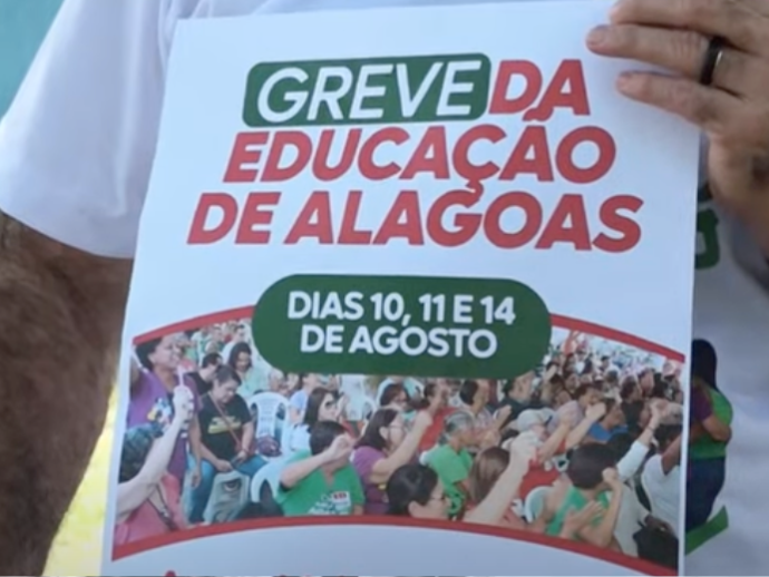 Greve dos Profissionais da Educa&ccedil;&atilde;o Paralisa Atividades no CEPA em Alagoas