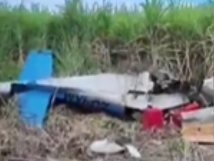 Avi&atilde;o cai em Coruripe (AL) com 200kg de drogas