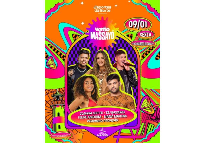 Verão Massayó começa nesta sexta (09); confira a programação