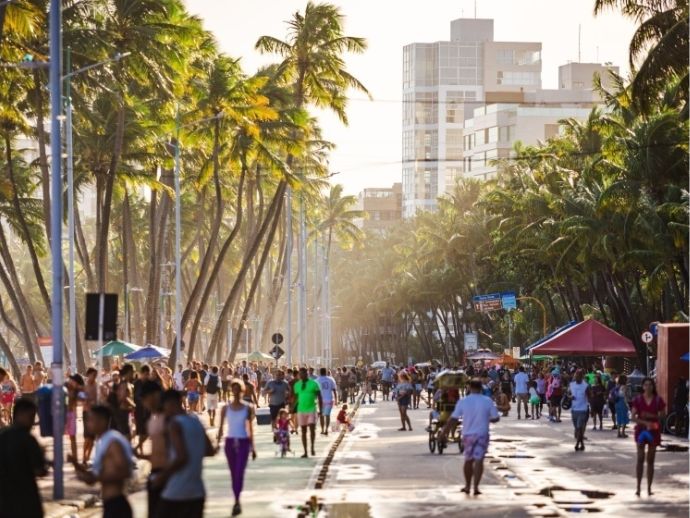Rua Aberta tem hor&aacute;rio especial nesta segunda de feriado na Ponta Verde